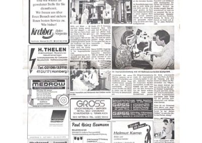 Lokalnachrichten 14.09.1991 - krebber